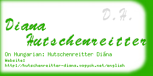 diana hutschenreitter business card