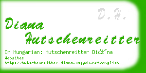 diana hutschenreitter business card